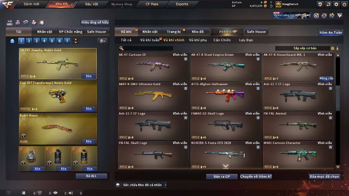 shop acc cf uy tin gia re